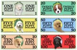 Play Money Puppy Dollars PDF Template Sheet