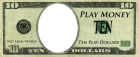 Play Money - ten dollar bill template