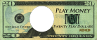 Play Money - twenty dollar bill template