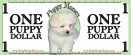 Play Money - One Puppy Dollar White