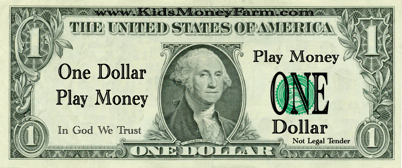 downloadable and printable realistic play money templates fake play money for teaching games counting and fun