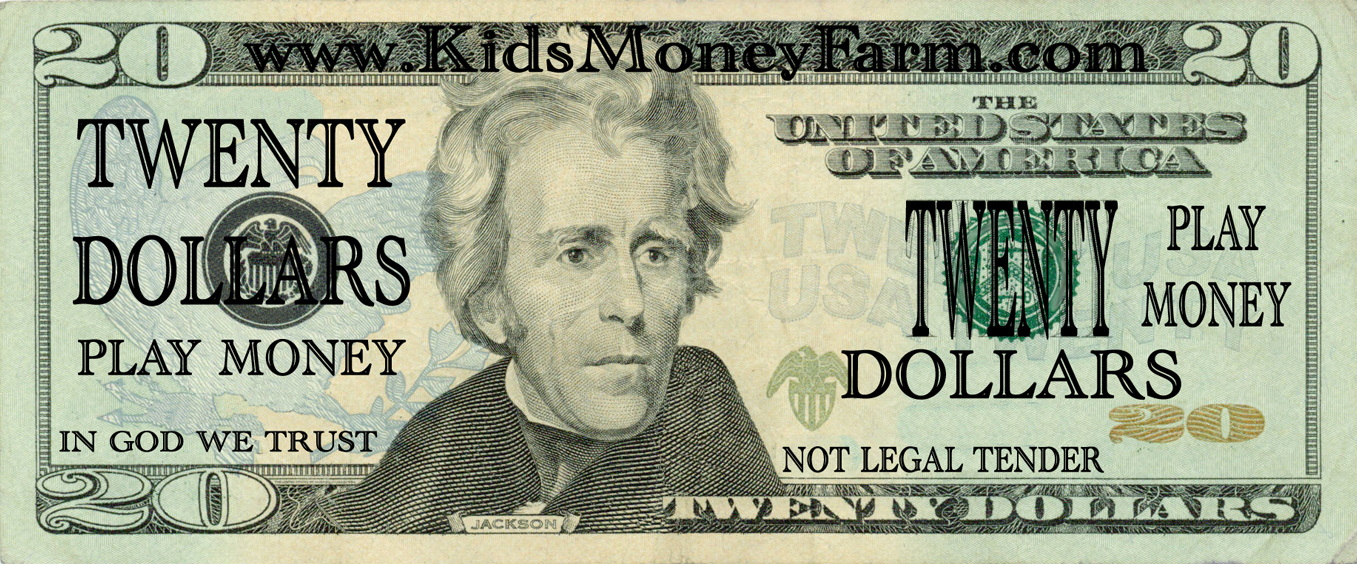 Downloadable and Printable Realistic Play Money Templates ...