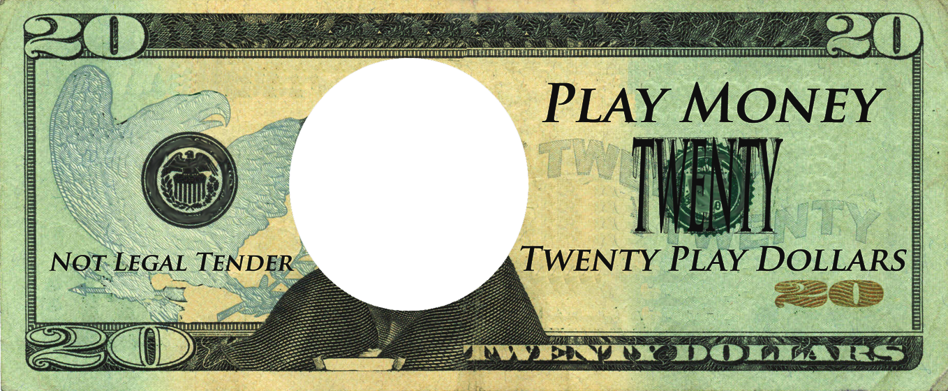 Add Your Own Face Play Money Templates