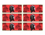 Play Money - One Hundred Puppy Dollars PDF Template Sheet